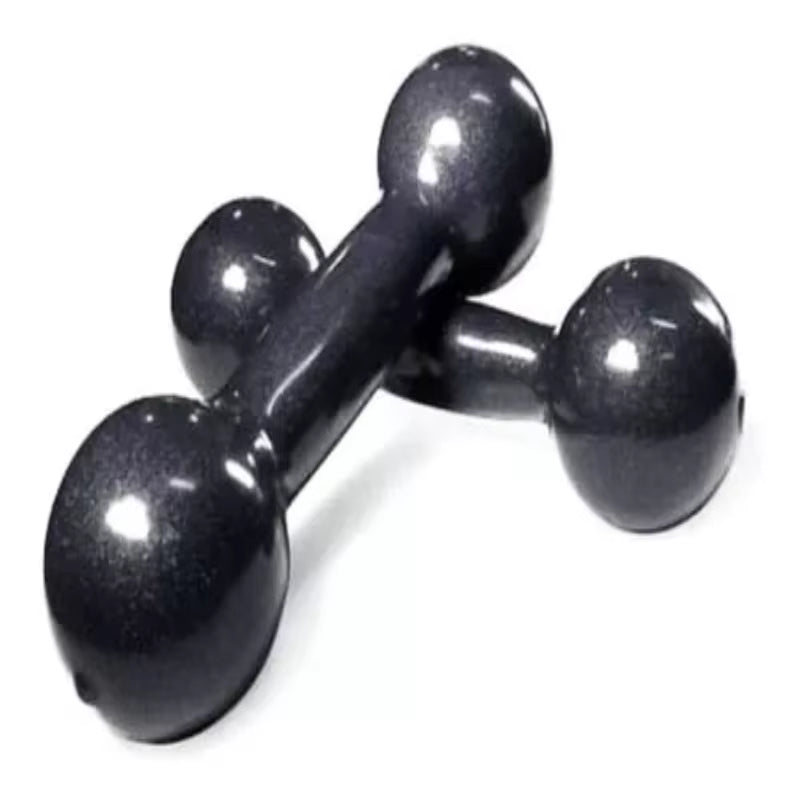 Gym Weights 2 Kg Rubberized Dumbbells, Discs and Washers Dumbbells