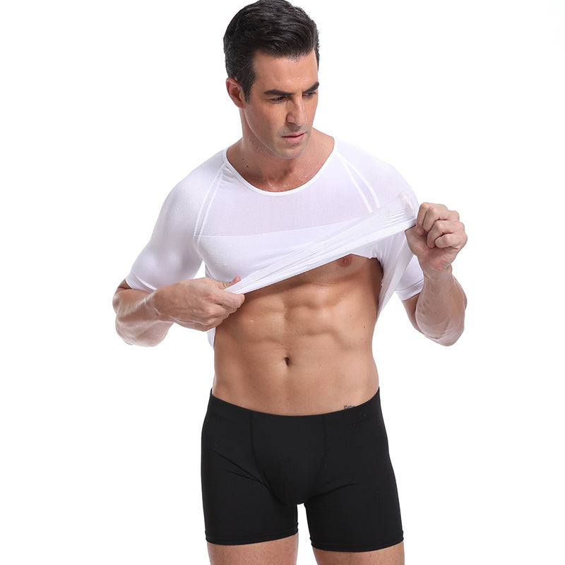 Men's Vest Shapewear Men Body Toning T-Shirt