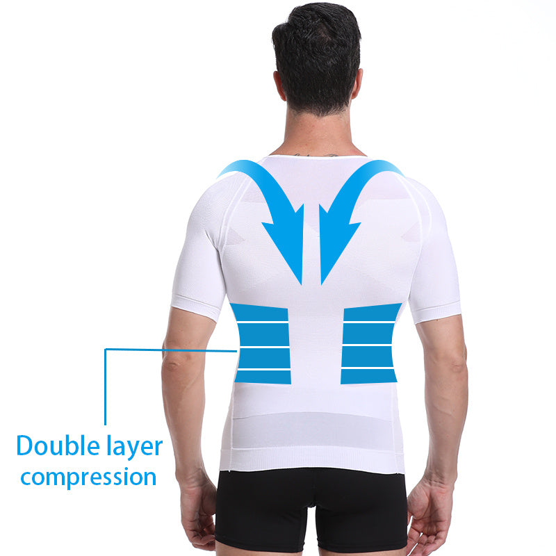 Men's Vest Shapewear Men Body Toning T-Shirt