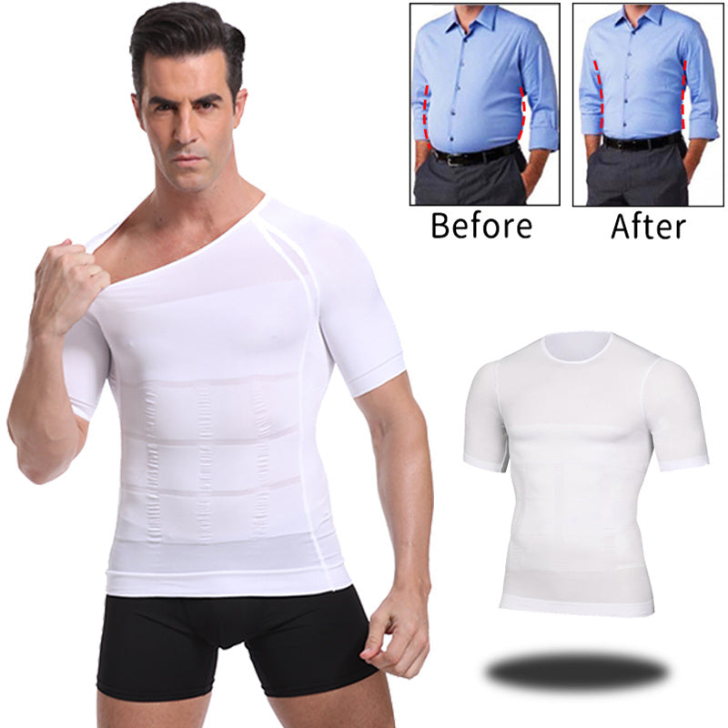 Men's Vest Shapewear Men Body Toning T-Shirt