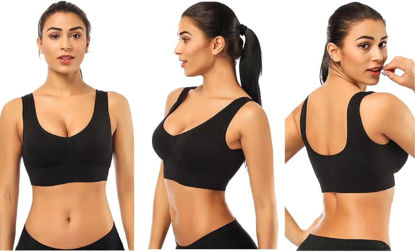 Comfort Bra, Seamless Removable Pads Sleep Bras, Yoga Bra, Sports Bras for Women