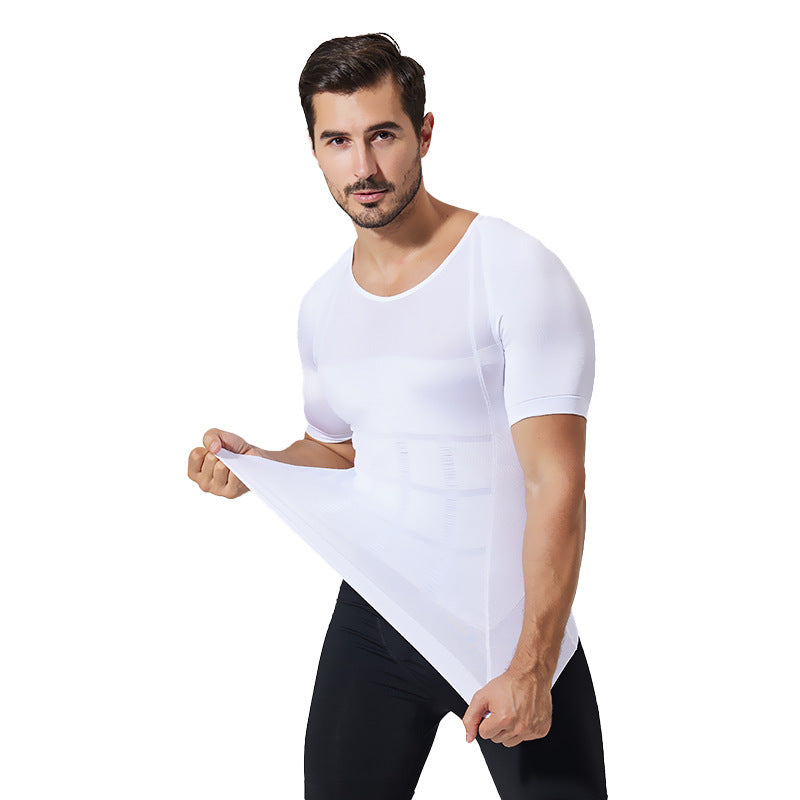 Men's Vest Shapewear Men Body Toning T-Shirt