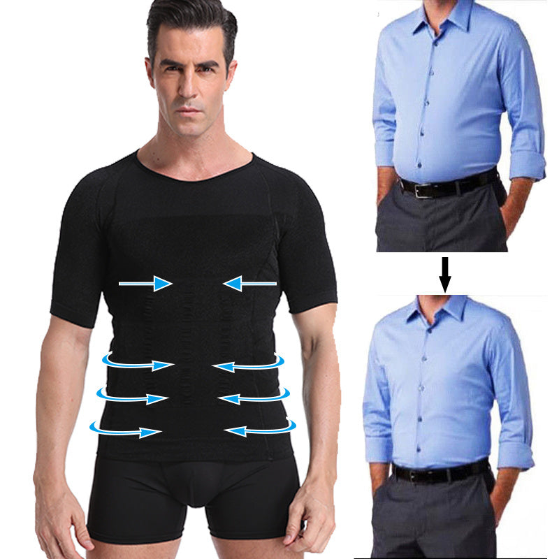 Men's Vest Shapewear Men Body Toning T-Shirt