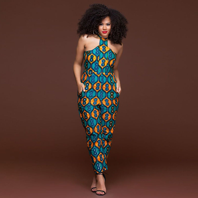 Traditional African overalls dress