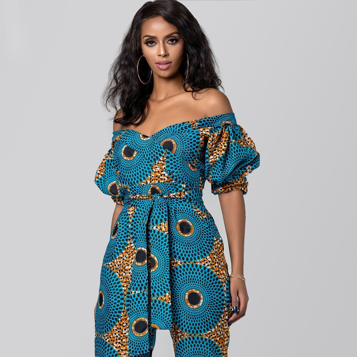 Traditional African overalls dress