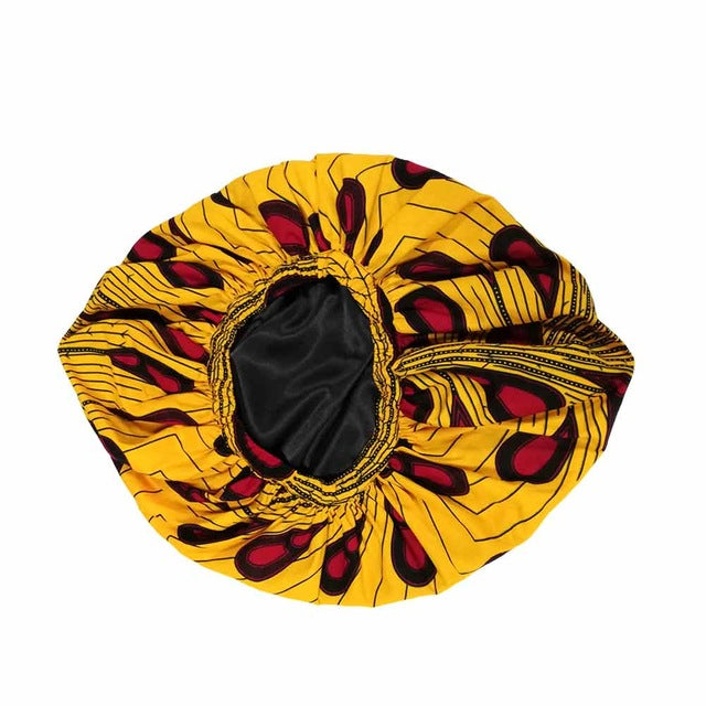 Traditional Design African Scarf & Bonnet