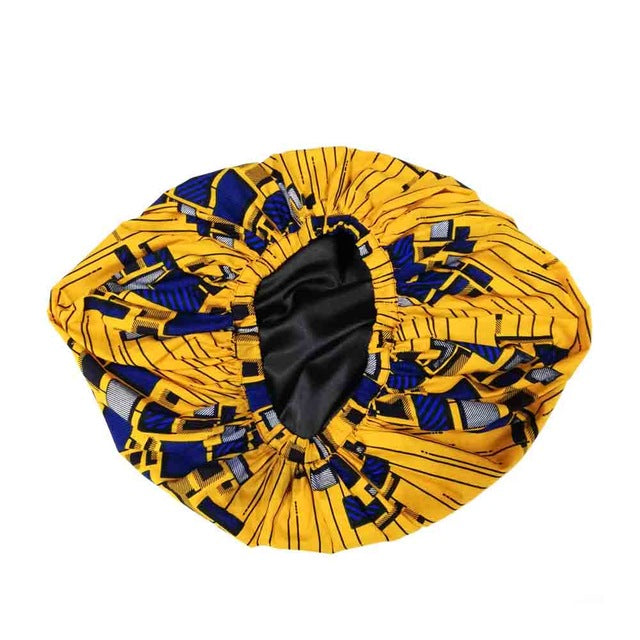 Traditional Design African Scarf & Bonnet