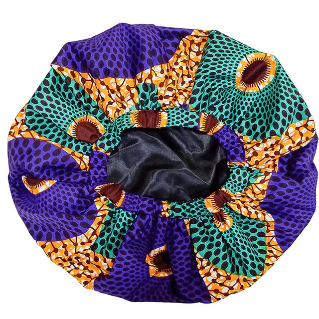 Traditional Design African Scarf & Bonnet