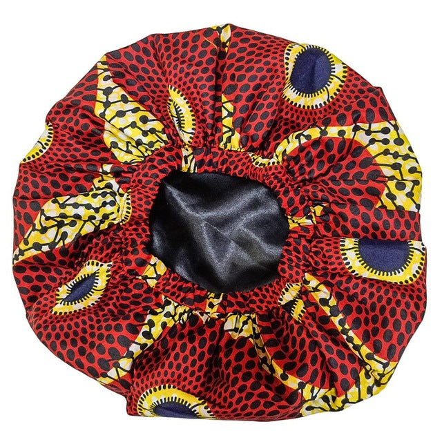 Traditional Design African Scarf & Bonnet