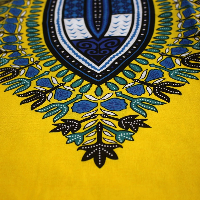 Traditional patterned african t-shirt with African cotton